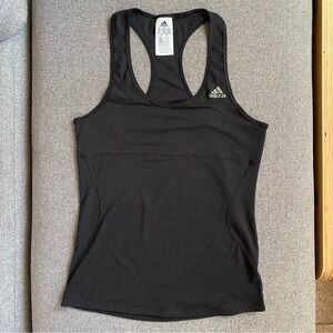 adidas running tank top black size small
